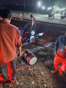 मोरटा और सुनेरा के पास हुए सड़क हादसा में समय अस्पताल