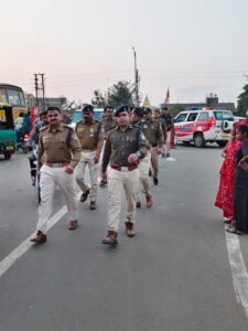 होली पर्व को लेकर पुलिस अलर्ट सुनेरा पुलिस ने ग्राम पनवाड़ी में निकाला फ्लैग मार्च
