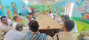 बाबा गरीब नाथ धाम में 7 मार्च को लगने वाले मेले को ले करके बैठक का आयोजन