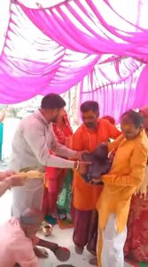 नाके पर बाबा रामदेव मंदिर में भोलेनाथ स्थापना, हवन-पूजन व भंडारे का आयोजन