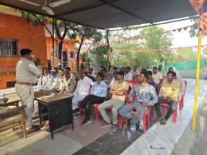 ईद पर्व को लेकर सुनेरा थाना परिसर में शांति समिति की बैठक संपन्न