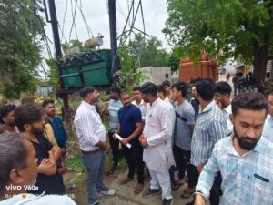 गौरक्षा सेना के रोड जाम आंदोलन से पहले ही जागा विद्युत विभाग