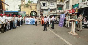 पुलिस ने चलाया साइबर जागरूकता अभियान, राहवीर योजना की दी जानकारी