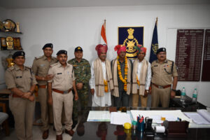 38 से 39 वर्षों की सेवा के बाद तीन पुलिस अधिकारी सेवानिवृत
