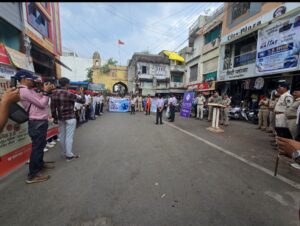 पुलिस ने चलाया साइबर जागरूकता अभियान, राहवीर योजना की दी जानकारी