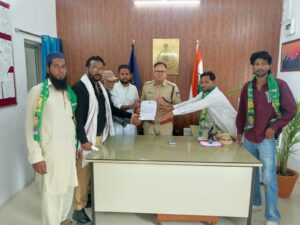 नबी की शान में आपत्तिजनक टिप्पणी का आरोप ए.आई.एम.आई.एम.ने एसपी से की सख्त कार्रवाई की मांग