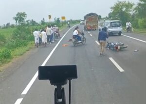 अज्ञात चारपहिया वाहन की टक्कर से बाइक सवार की मौत, मौके पर ही तोड़ा दम