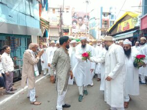 बोहरा समुदाय ने हर्षोल्लास के साथ निकाला ईद मिलादुन्नबी पर चल समारोह